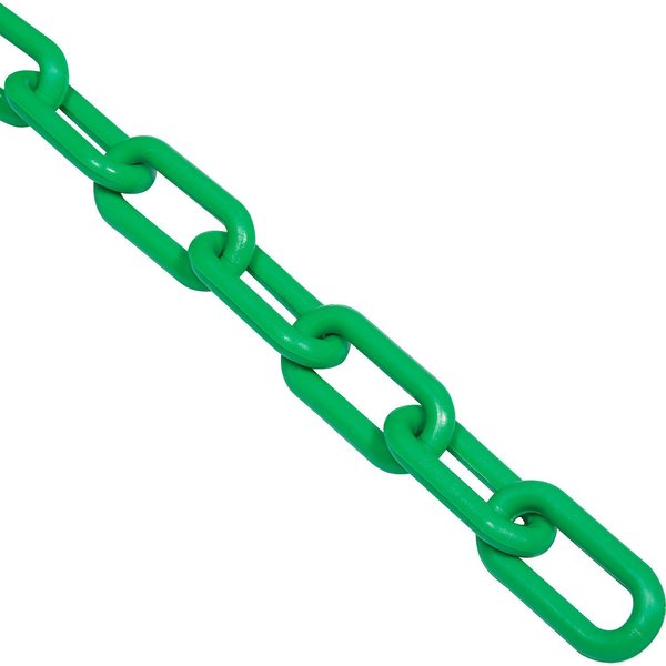 Global Industrial Plastic Chain Barrier, 1-1/2x50'L, Green 954112GN